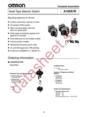 A165S-T3A-2 datasheet  